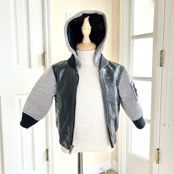 Toddler Leather Jacket - Size 18 Months - Picture 3 of 7